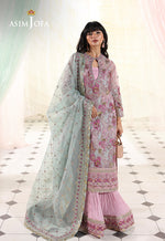 Asim Jofa 3 Piece Custom Stitched Suit - Purple - LB30507