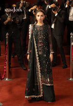 Asim Jofa 3 Piece Custom Stitched Suit - Green - LB30122