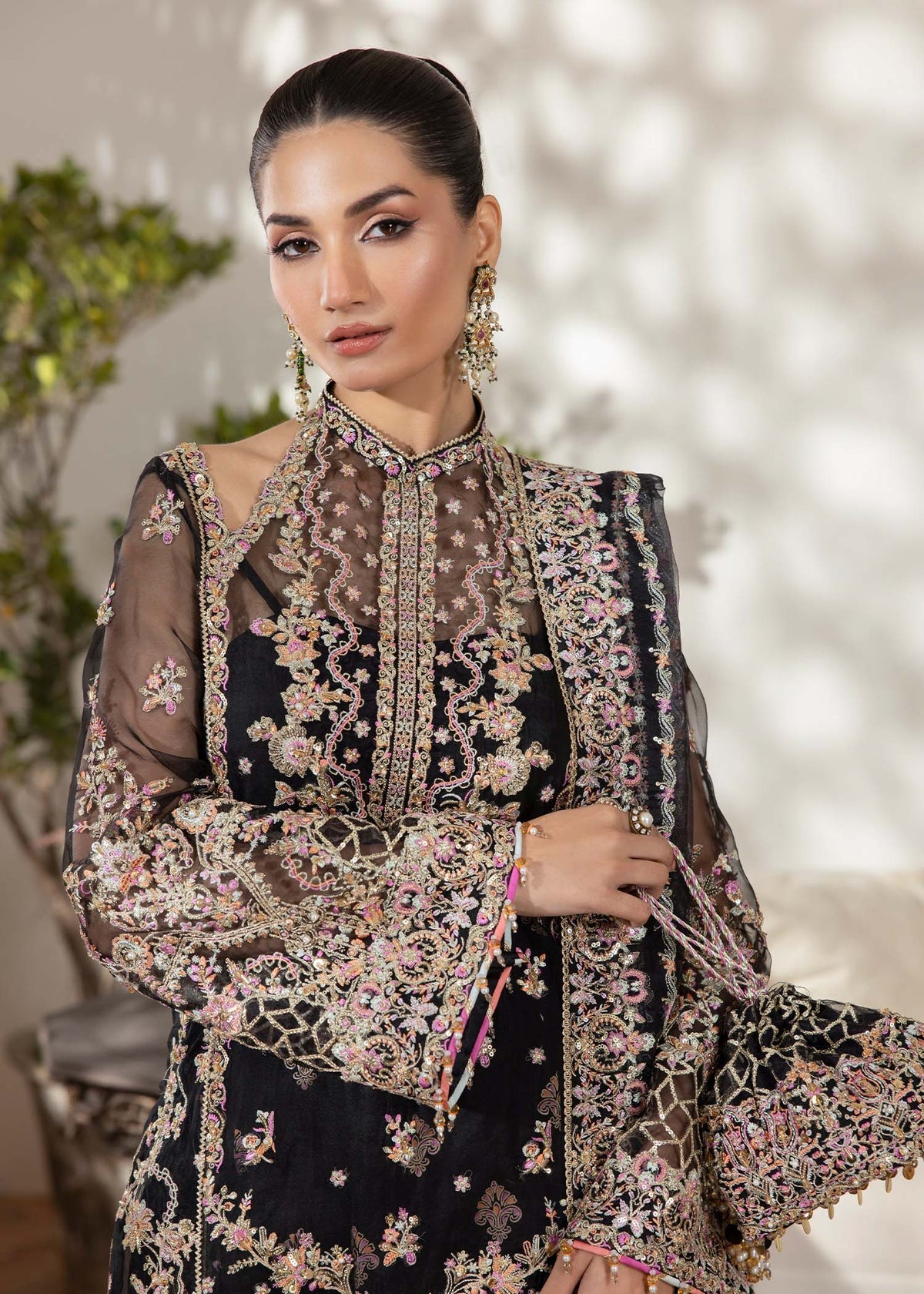 Kanwal Malik 3 Piece Pret Suit - Black - LB30346