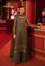 Asim Jofa 3 Piece Custom Stitched Suit - Green - LB30127