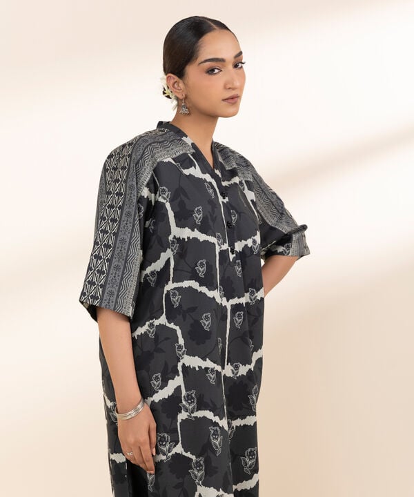 Sapphire 1 Piece Custom Stitched Shirt - Black - LB30545