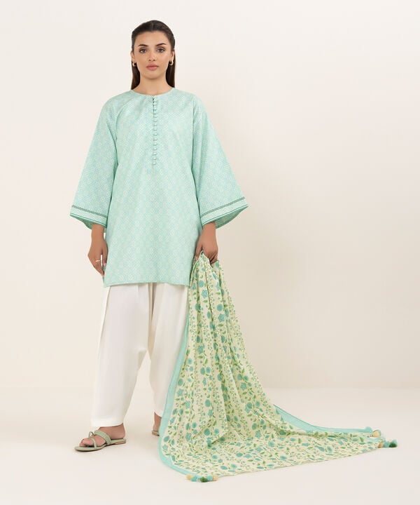 Sapphire 2 Piece Custom Stitched Suit - Green - LB30683