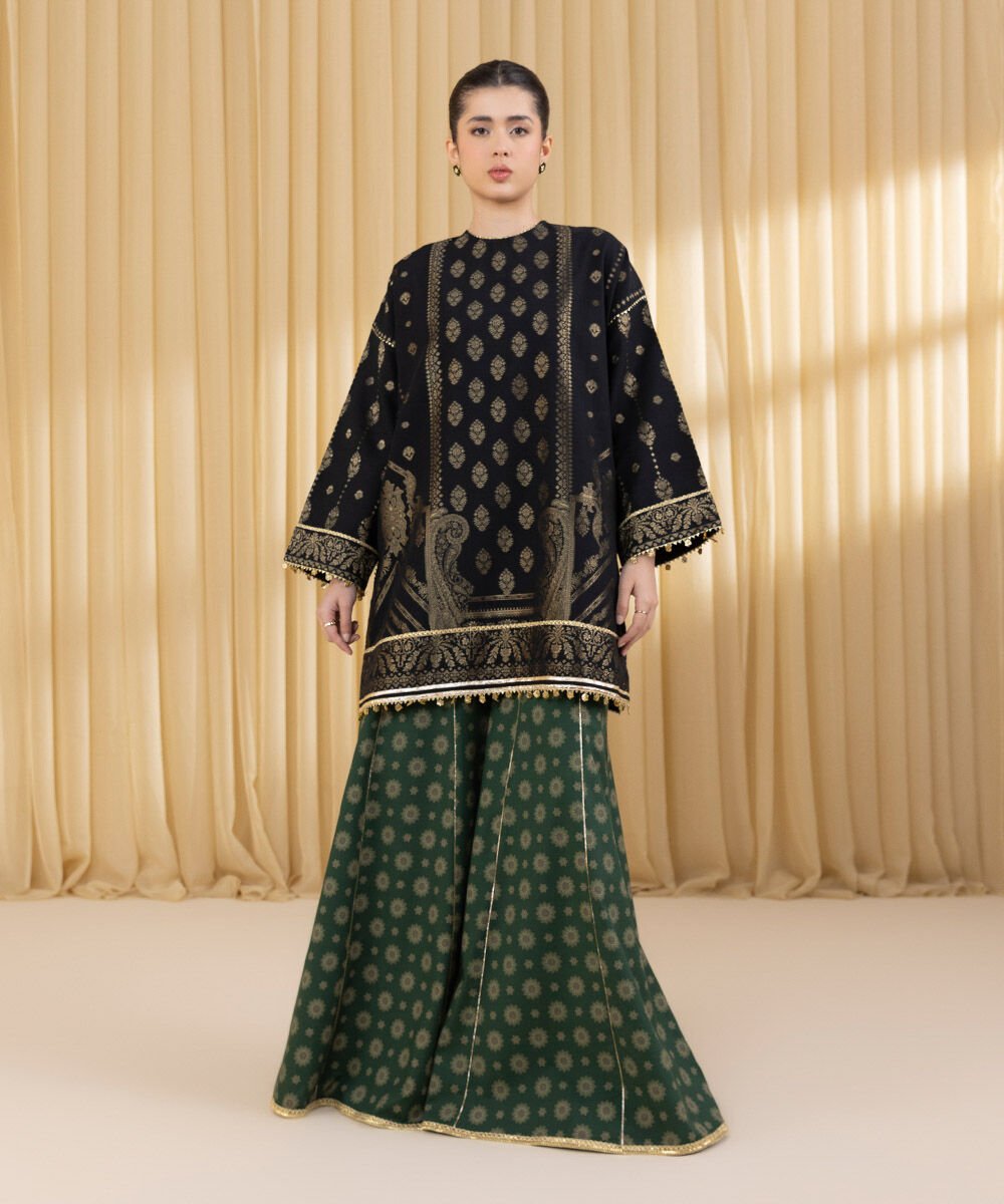 Sapphire 2 Piece Custom Stitched Suit - Black - LB30146