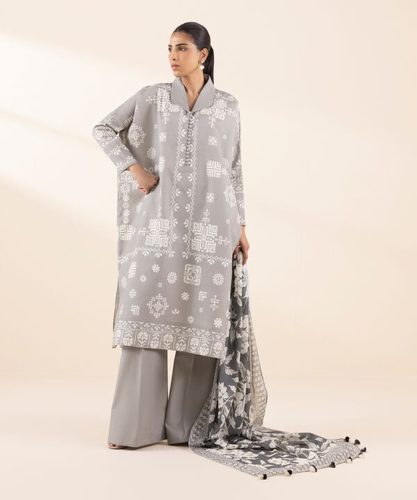 Sapphire 3 Piece Custom Stitched Suit - Off-White - LB30544