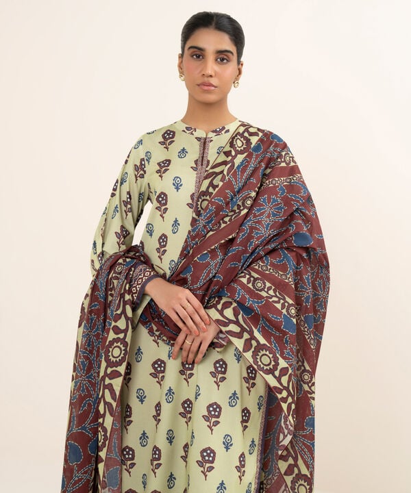 Sapphire 3 Piece Custom Stitched Suit - Off White - LB30676