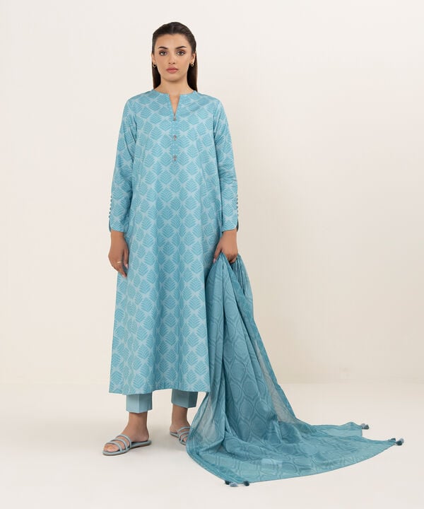 Sapphire 3 Piece Custom Stitched Suit - Blue - LB30673