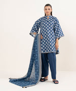 Sapphire 3 Piece Custom Stitched Suit - Blue - LB30687