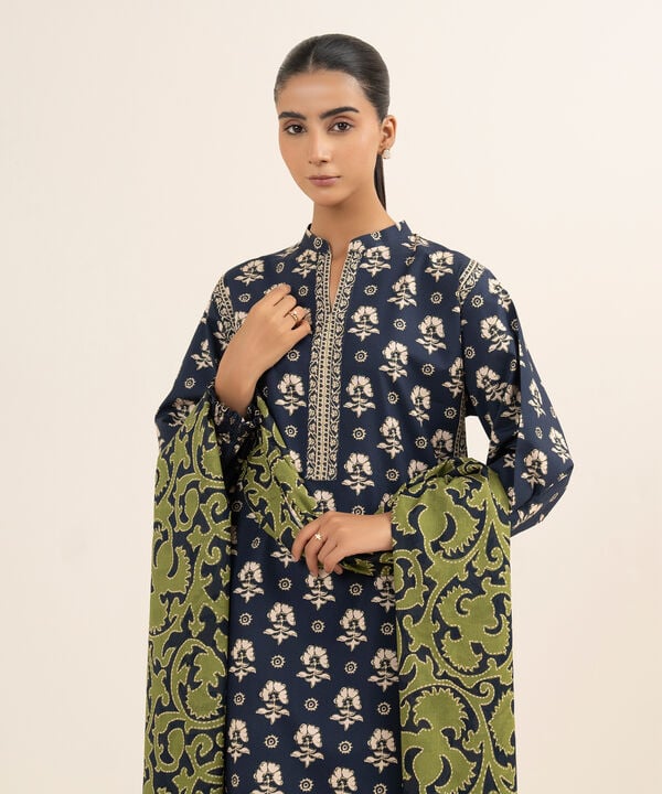 Sapphire 3 Piece Custom Stitched Suit - Blue - LB30672