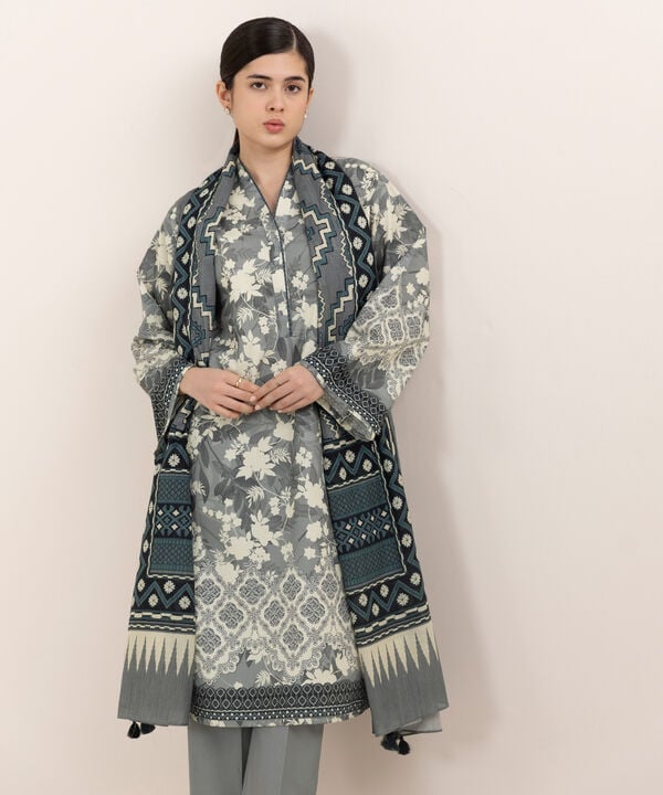 Sapphire 3 Piece Custom Stitched Suit - Off White - LB30737