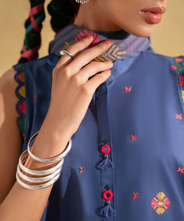 Sapphire 2 Piece Custom Stitched Suit - Blue - LB30701