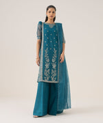 Sapphire 3 Piece Custom Stitched Suit - Blue - LB30852