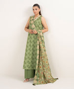 Sapphire 3 Piece Custom Stitched Suit - Green - LB30691