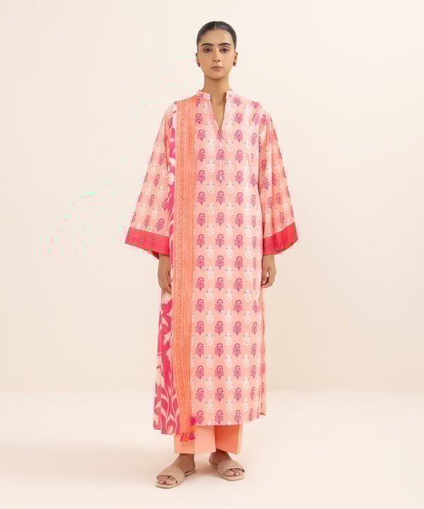 Sapphire 3 Piece Custom Stitched Suit - Pink - LB30668