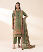 Sapphire 3 Piece Custom Stitched Suit - Green - LB30628