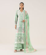 Sapphire 3 Piece Custom Stitched Suit - Green - LB30846