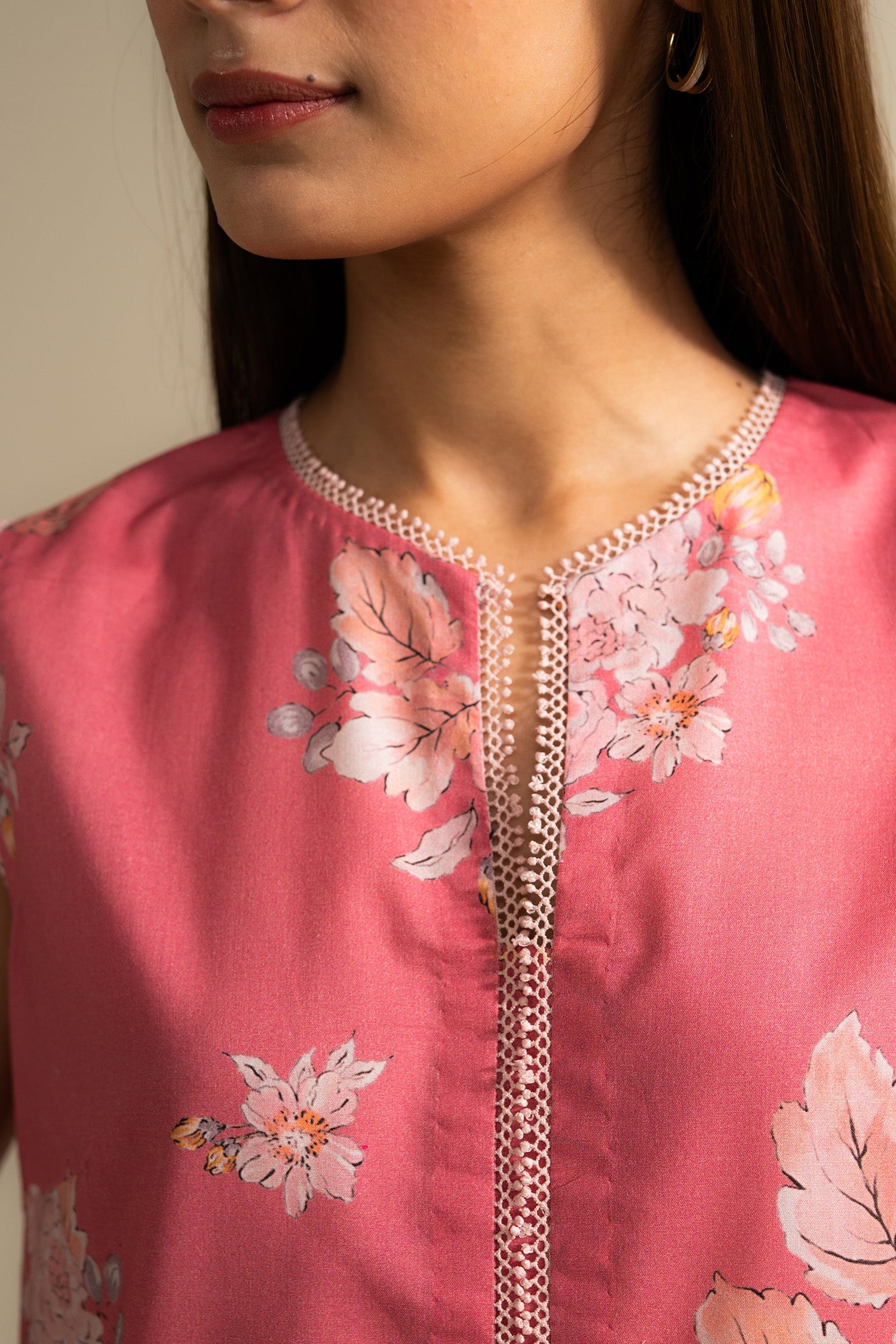 Zara Shahjahan 3 Piece Custom Stitched Suit - Pink - LB30514