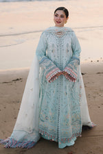 Qalamkar 3 Piece Custom Stitched Suit - Blue - LB31535