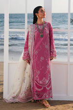 Qalamkar 3 Piece Custom Stitched Suit - Pink - LB31538