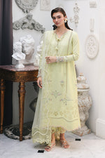 Qalamkar 3 Piece Custom Stitched Suit - Yellow - LB31543