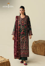 Asim Jofa 3 Piece Custom Stitched Suit - Green - LB31690