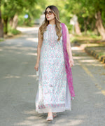 Sapphire 3 Piece Custom Stitched Suit - Off White - LB30856