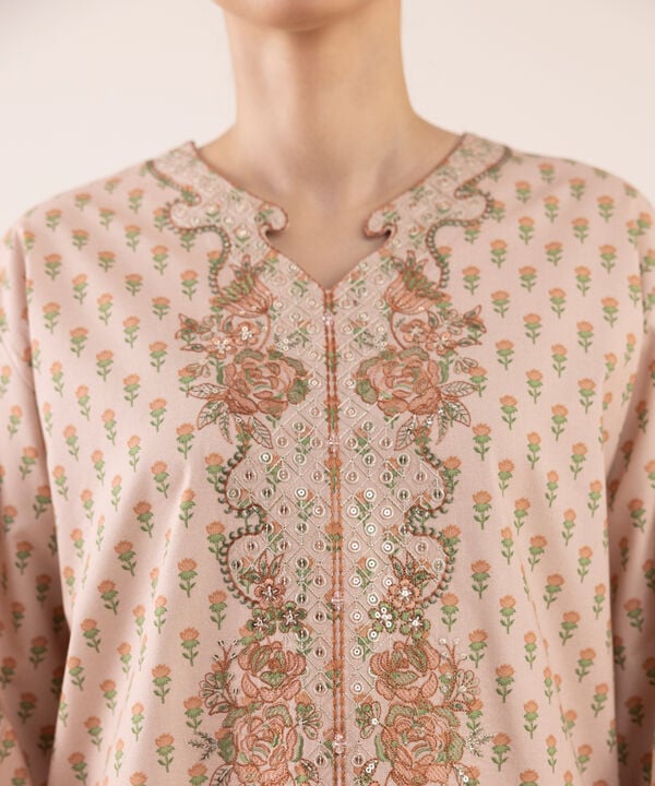 Sapphire 3 Piece Custom Stitched Suit - Peach - LB30745