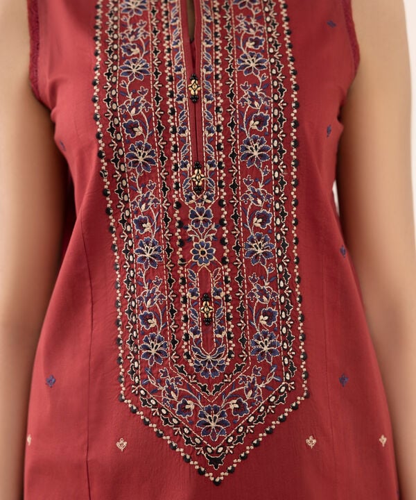 Sapphire 3 Piece Custom Stitched Suit - Red - LB30862