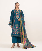 Sapphire 3 Piece Custom Stitched Suit - Blue - LB30836