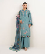 Sapphire 3 Piece Custom Stitched Suit -Blue - LB30831