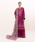 Sapphire 3 Piece Custom Stitched Suit - Red - LB30842