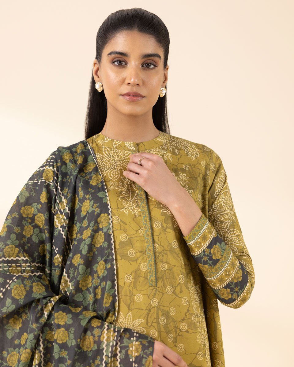 Sapphire 3 Piece Custom Stitched Suit - Mustard - LB30177