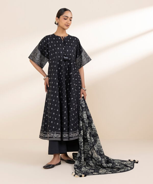 Sapphire 2 Piece Custom Stitched Suit - Black - LB30574