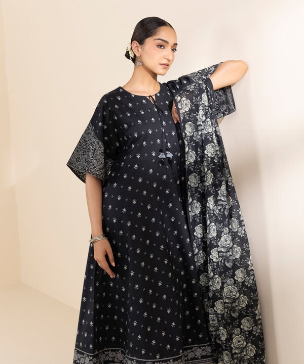 Sapphire 2 Piece Custom Stitched Suit - Black - LB30574