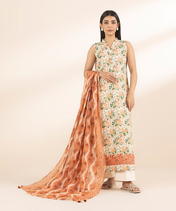 Sapphire 3 Piece Custom Stitched Suit - Beige - LB30088