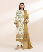 Sapphire 3 Piece Custom Stitched Suit - Beige - LB30090