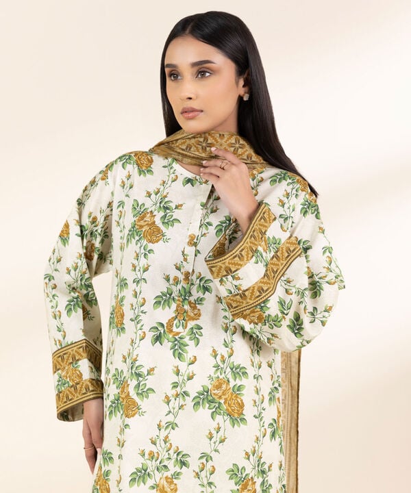 Sapphire 3 Piece Custom Stitched Suit - Beige - LB30090