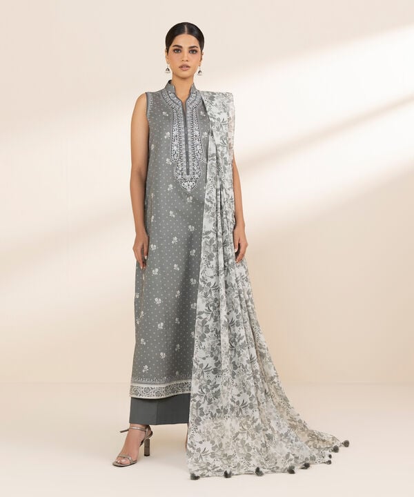 Sapphire 2 Piece Custom Stitched Suit - Off-White - LB30555