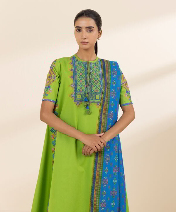 Sapphire 3 Piece Custom Stitched Suit - Green - LB30626