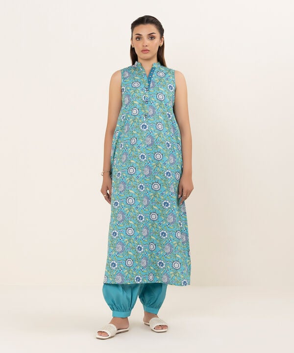 Sapphire 2 Piece Custom Stitched Suit - Blue - LB30688