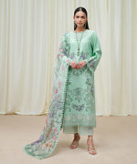 Sapphire 3 Piece Custom Stitched Suit - Green - LB30808