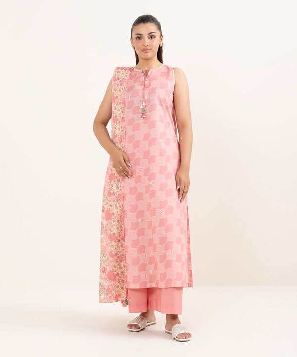 Sapphire 3 Piece Custom Stitched Suit - Pink - LB30690