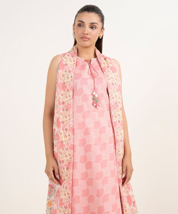 Sapphire 3 Piece Custom Stitched Suit - Pink - LB30690