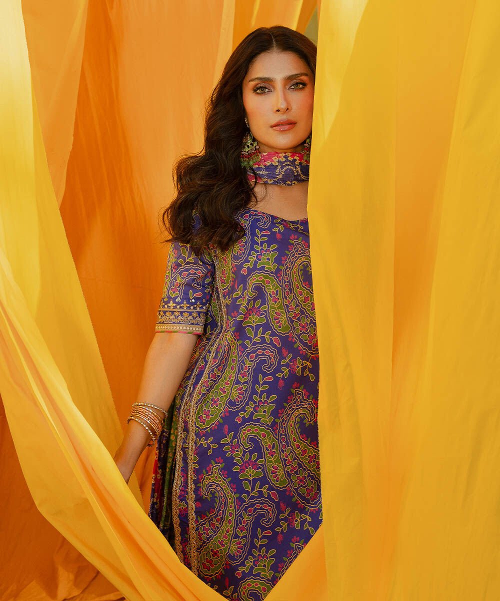 Sapphire 3 Piece Custom Stitched Suit - Purple - LB30140