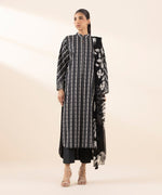 Sapphire 3 Piece Custom Stitched Suit - Black - LB30548