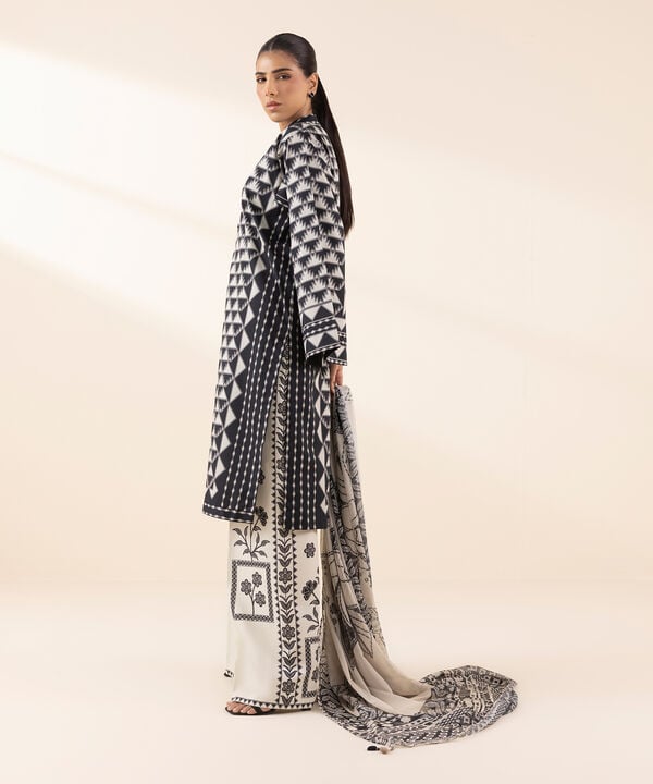 Sapphire 3 Piece Custom Stitched Suit - Off White - LB30575
