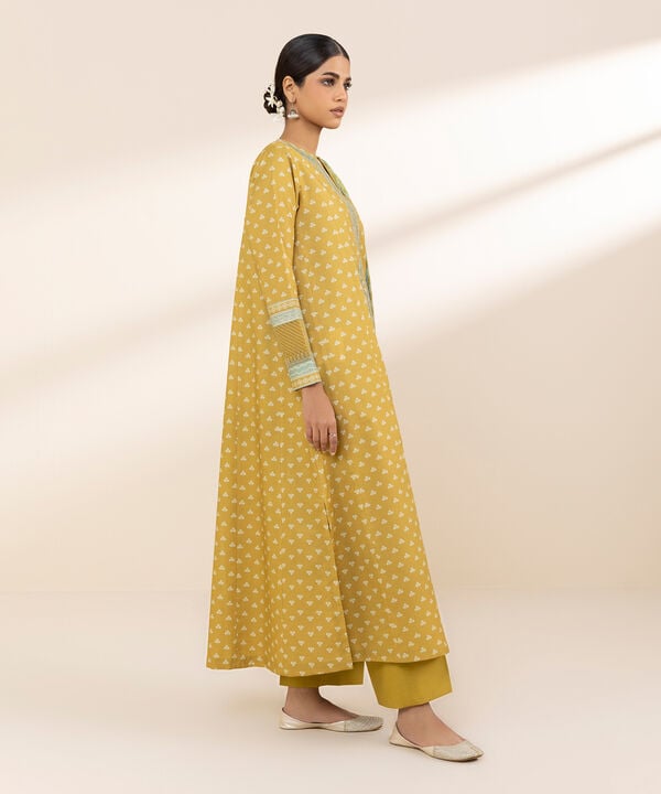 Sapphire 3 Piece Custom Stitched Suit - Yellow - LB30641