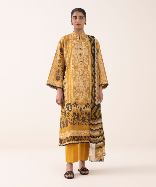 Sapphire 3 Piece Custom Stitched Suit - Brown - LB30627