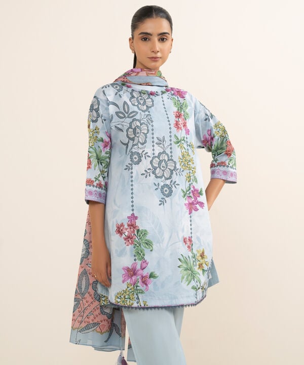 Sapphire 3 Piece Custom Stitched Suit - Blue - LB30637