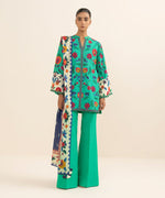 Sapphire 3 Piece Custom Stitched Suit - Green- LB30599