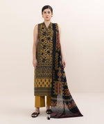 Sapphire 3 Piece Custom Stitched Suit - Mustard - LB30866